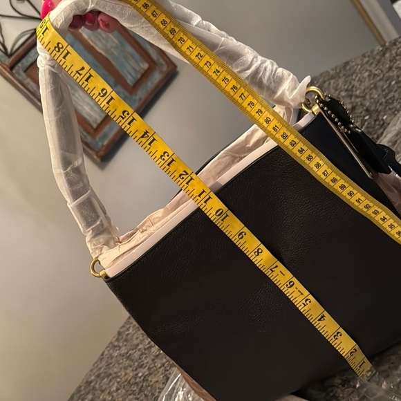 Coach Black leather and coated canvas Brown Women's Bag NWT - Picture 12 of 15